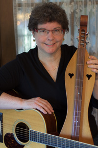 Diane with Guitar and Dulcimer